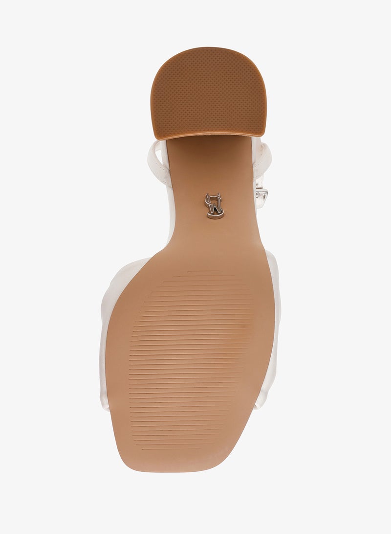 STEVE MADDEN Nappa Leather Buckle Ornament  Sandals - Image 5